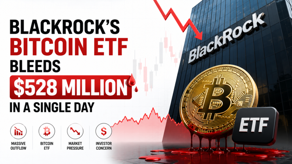 BlackRock's Bitcoin ETF Bleeds $528 Million in a Single Day