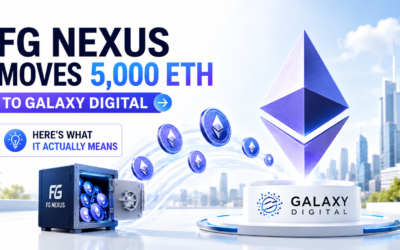 Ethereum Treasury Firm FG Nexus Moves 5,000 ETH to Galaxy Digital Here's What It Actually Means