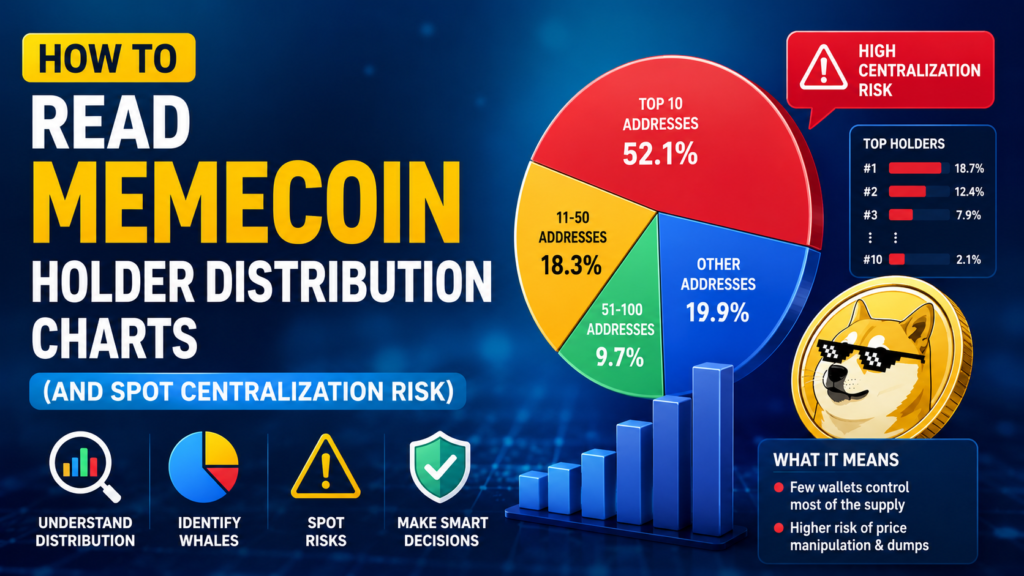 How to Read Memecoin Holder Distribution Charts (And Spot Centralization Risk)