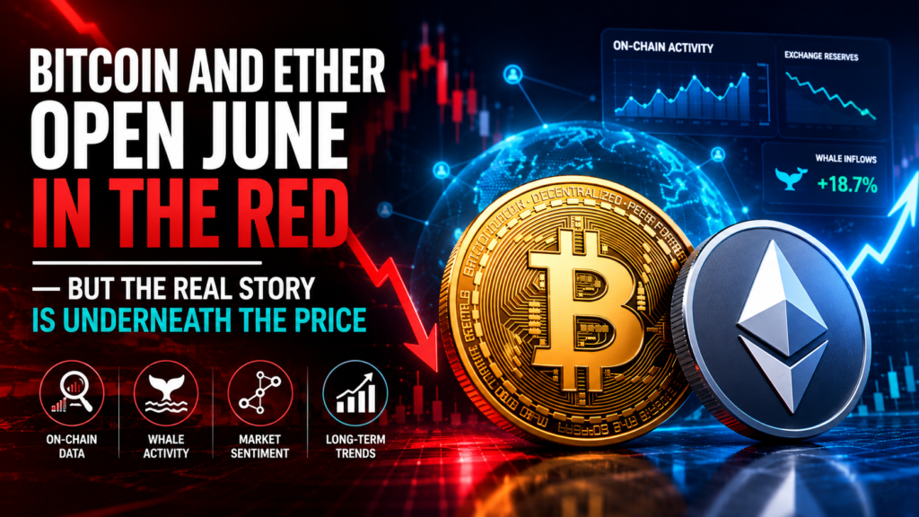 Bitcoin and Ether Open June in the Red-But the Real Story Is Underneath the Price