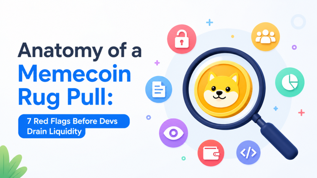Anatomy of a Memecoin Rug Pull: 7 Red Flags Before Devs Drain Liquidity