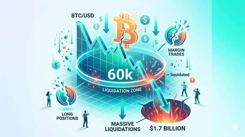 Bitcoin Price Plummets Below Key Support: Inside the $1.7 Billion Liquidation Bloodbath