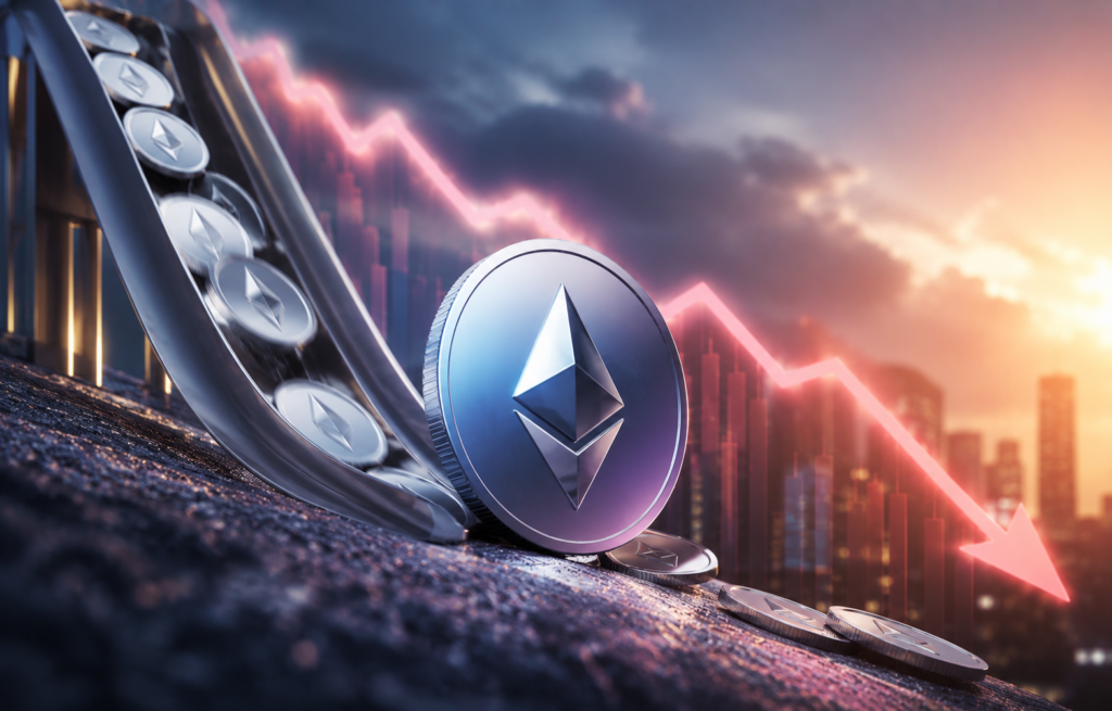 Ethereum Under Pressure: ETF Outflows Keep Dragging ETH Lower as Investors Stay Cautious