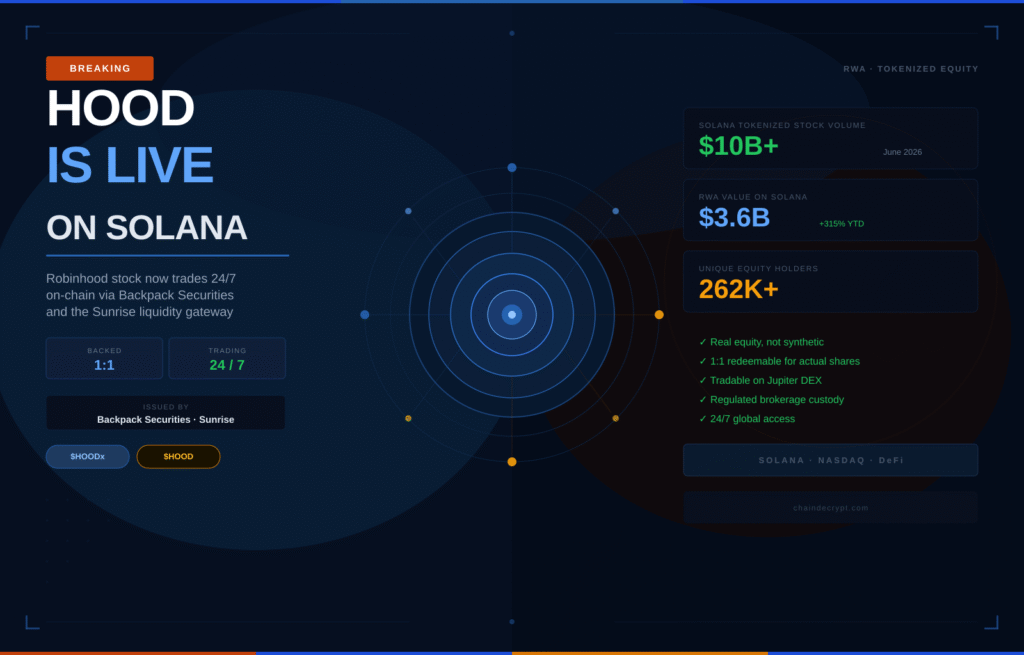HOOD tokenized stock Solana