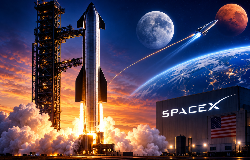 SpaceX Starship flight test