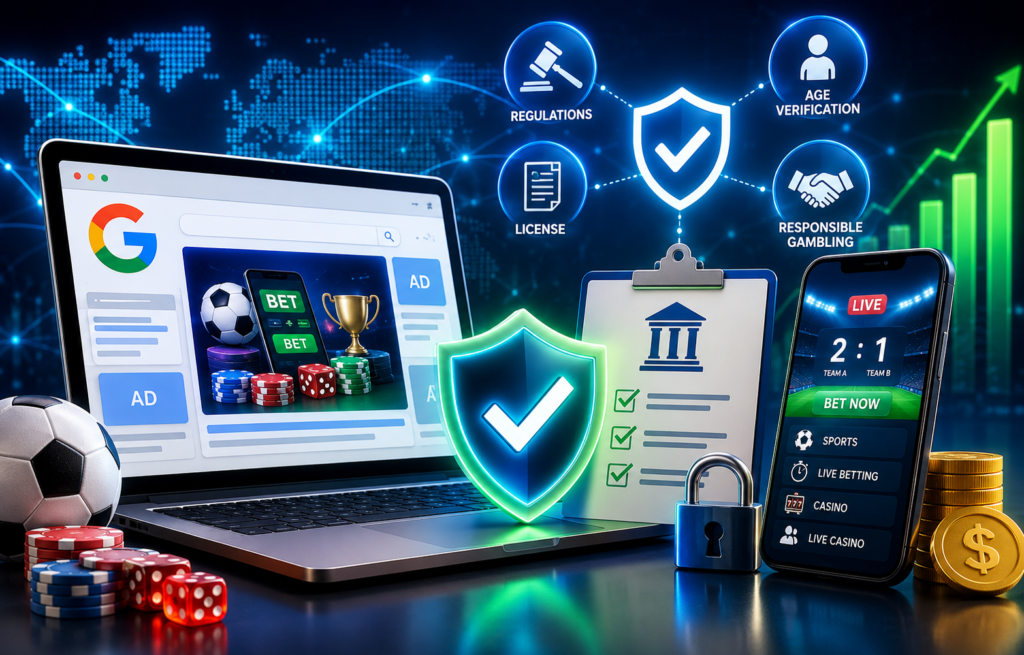 Google online betting advertising rules