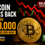 Bitcoin price pulls back toward $78,000 after reaching above $81,000