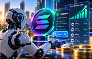 Solana x402 AI agents purchasing Nansen smart money data